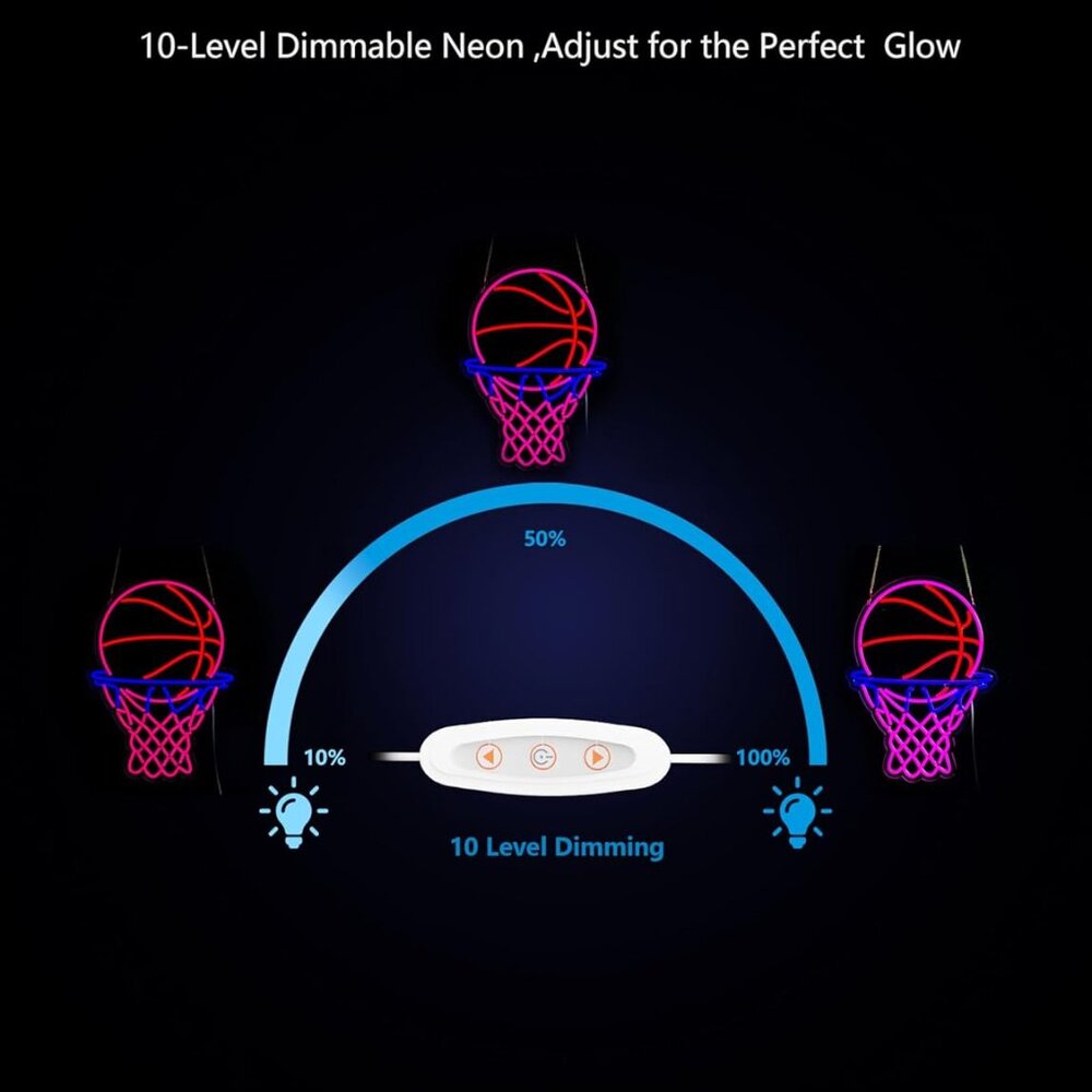 Basketball Neon Sign - Picture 4 of 5